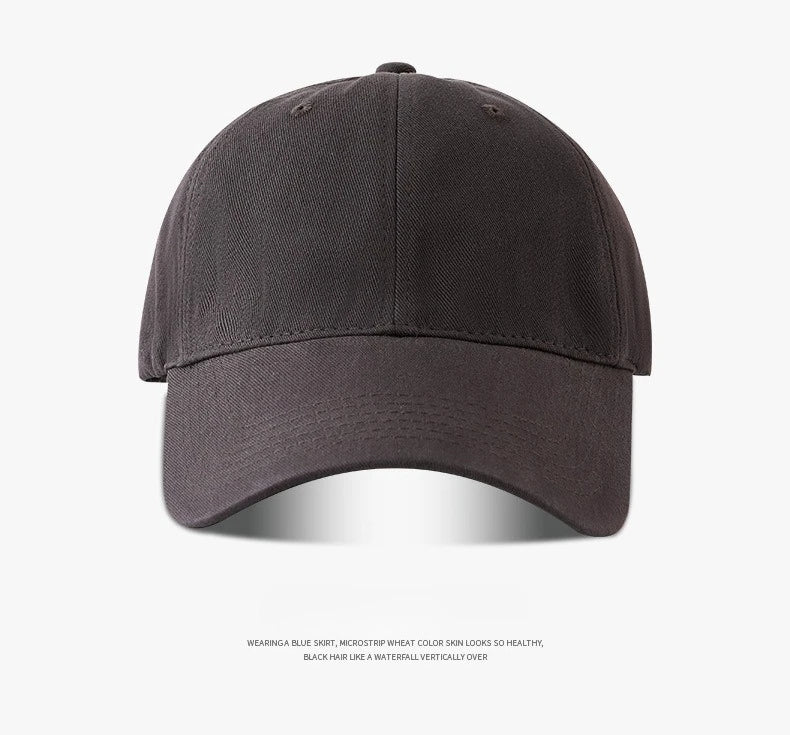 Big Size Baseball Caps Solid Color Big Head Soft Cotton Extra Large Size Women's Low Profile Golf Hats OverSize Caps For Men