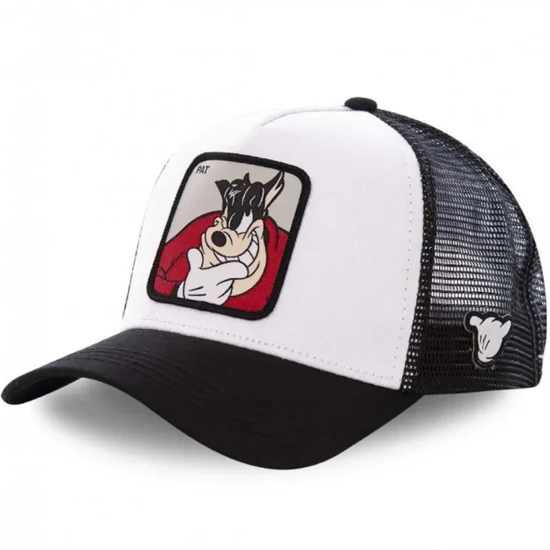 Anime Cartoon Snapback Baseball Cap for Men and Women High Quality Cotton Hip Hop Dad Hat Trucker Mesh Hat Dropshipping