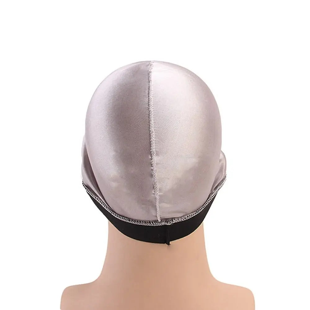 1PC Men Multicolo Durag Hats Wave Caps Head Wrap Solid Color Elastic Breathable Beanie Headwrap Bonnet Durag Cap For Male