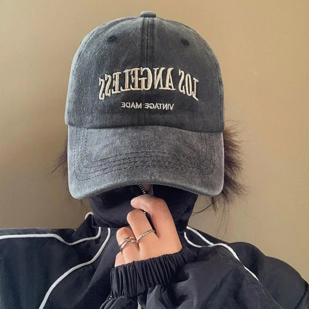 Baseball Cap for Men and Women Wide Brimmed Retro Baseball Caps Fashion Embroidery Hat Casual Retro Snapback Hats Unisex