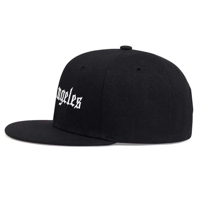 Los Angeles Cap Hip Hop Basketball Cap Cotton Snapback Hat for Men Women Adult Outdoor Casual Adjustable Baseball Cap Gorras