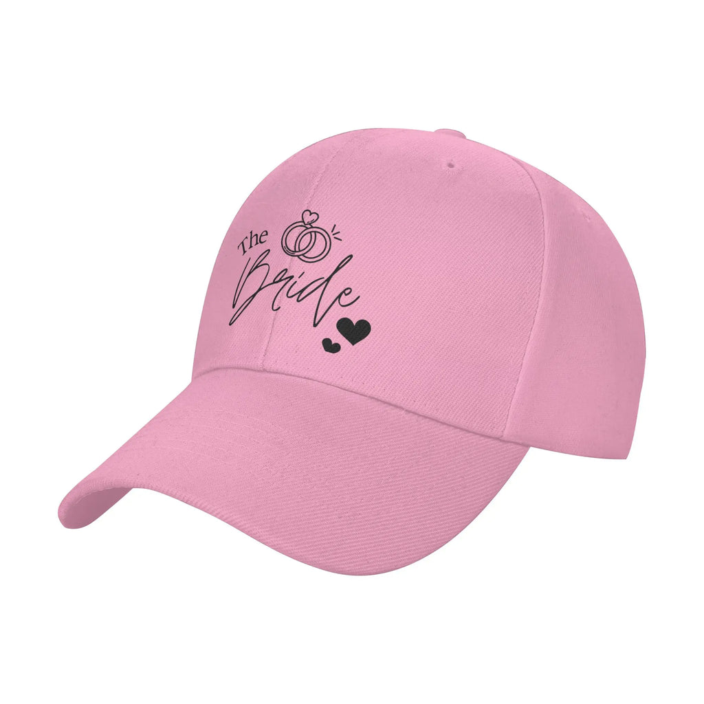 Bride & Team Bride Bachelorette Party  Casual Baseball Cap Summer  Trucker Hat Sun  Hats Female Male Stylish Baseball Caps