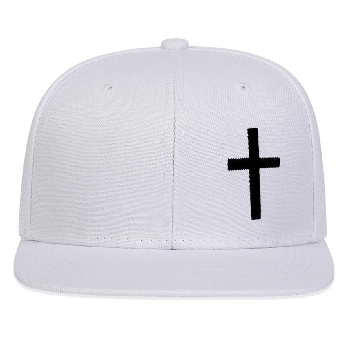 Unisex Cross Embroidery Hip-hop Hats Spring Autumn Outdoor Adjustable Casual Baseball Caps Sunscreen Hat