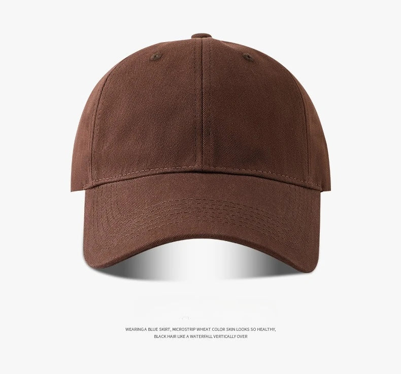 Big Size Baseball Caps Solid Color Big Head Soft Cotton Extra Large Size Women's Low Profile Golf Hats OverSize Caps For Men