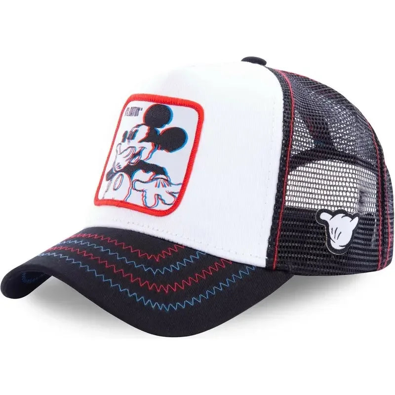 High Quality Cartoon Styles Anime  Snapback Cotton Baseball Cap Men Women Hip Hop Dad Hat Trucker Mesh Hat Dropshipping