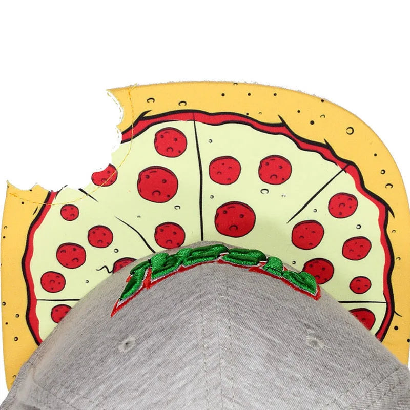 PANGKB Brand PIZZA CAP hip hop snapback hat for men women adult outdoor casual sun baseball cap