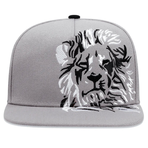2025 Nouveau Lion Aigle Brodé Mode Homme Chapeau Street Hip Hop Casquette de Baseball Femme Loisirs Sports Pare-soleil Chapeau à Bord Plat