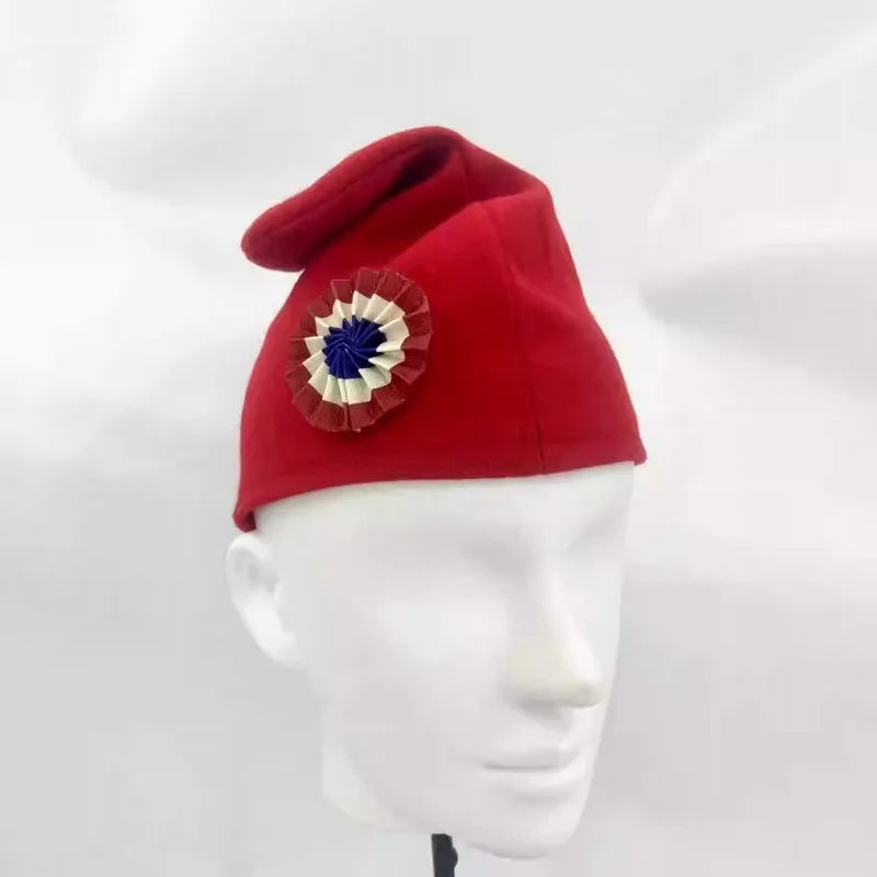 Red Bonnet Phrygien Rouge Bonnets De La Liberte French Revolution Schtroumpf Hat Liberty Cap Jacobin