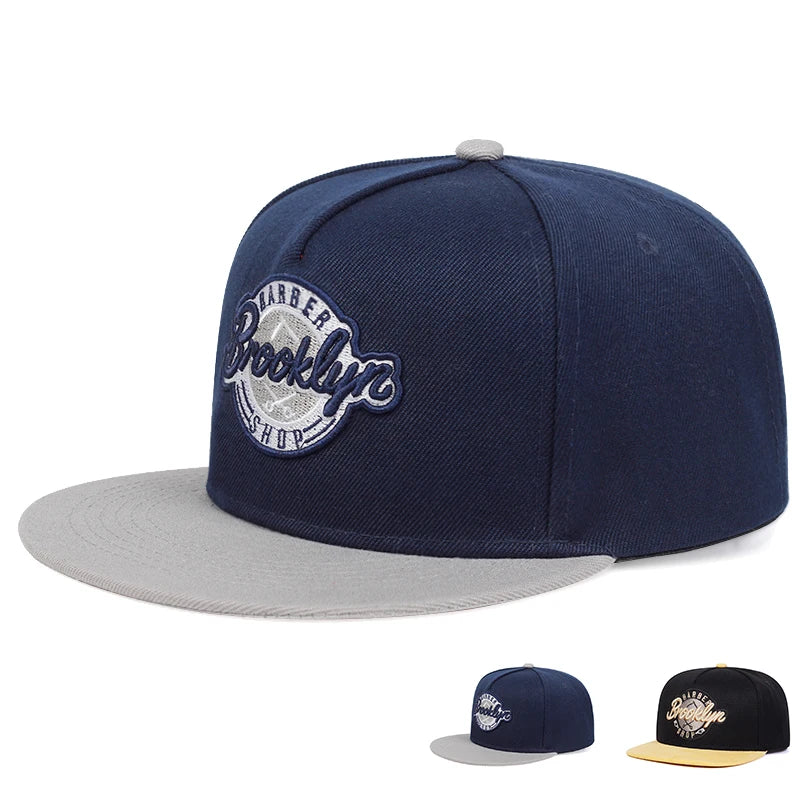 Unisex Brooklyn Embroidery Hip-hop Hats Outdoor Adjustable Casual Baseball Caps Sunscreen Hat