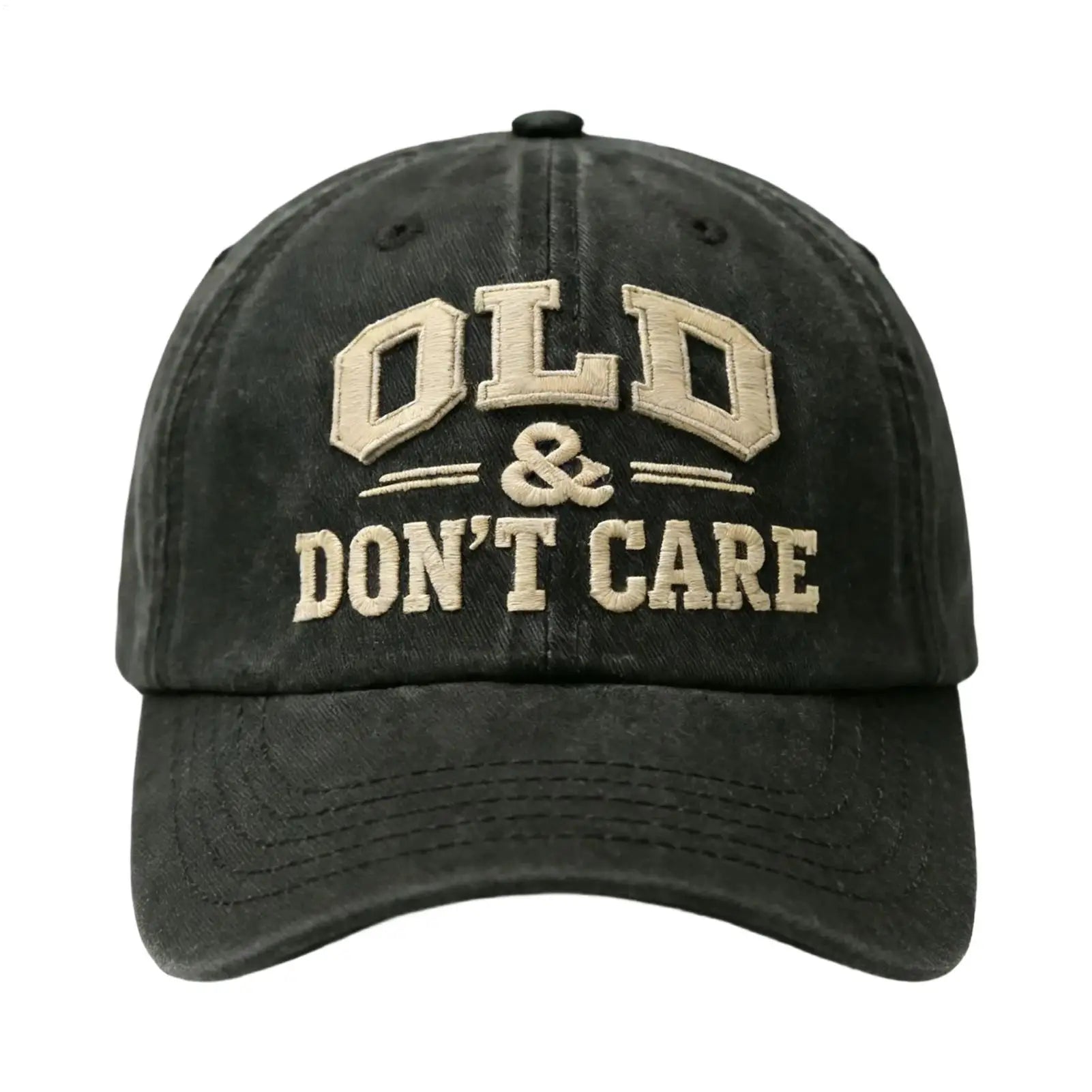Baseball Caps Letter OLD Dont Care Embroidery Retro Washed Cotton Baseball Cap For Men Women Snapbacks Outdoor Sport Sun Hat