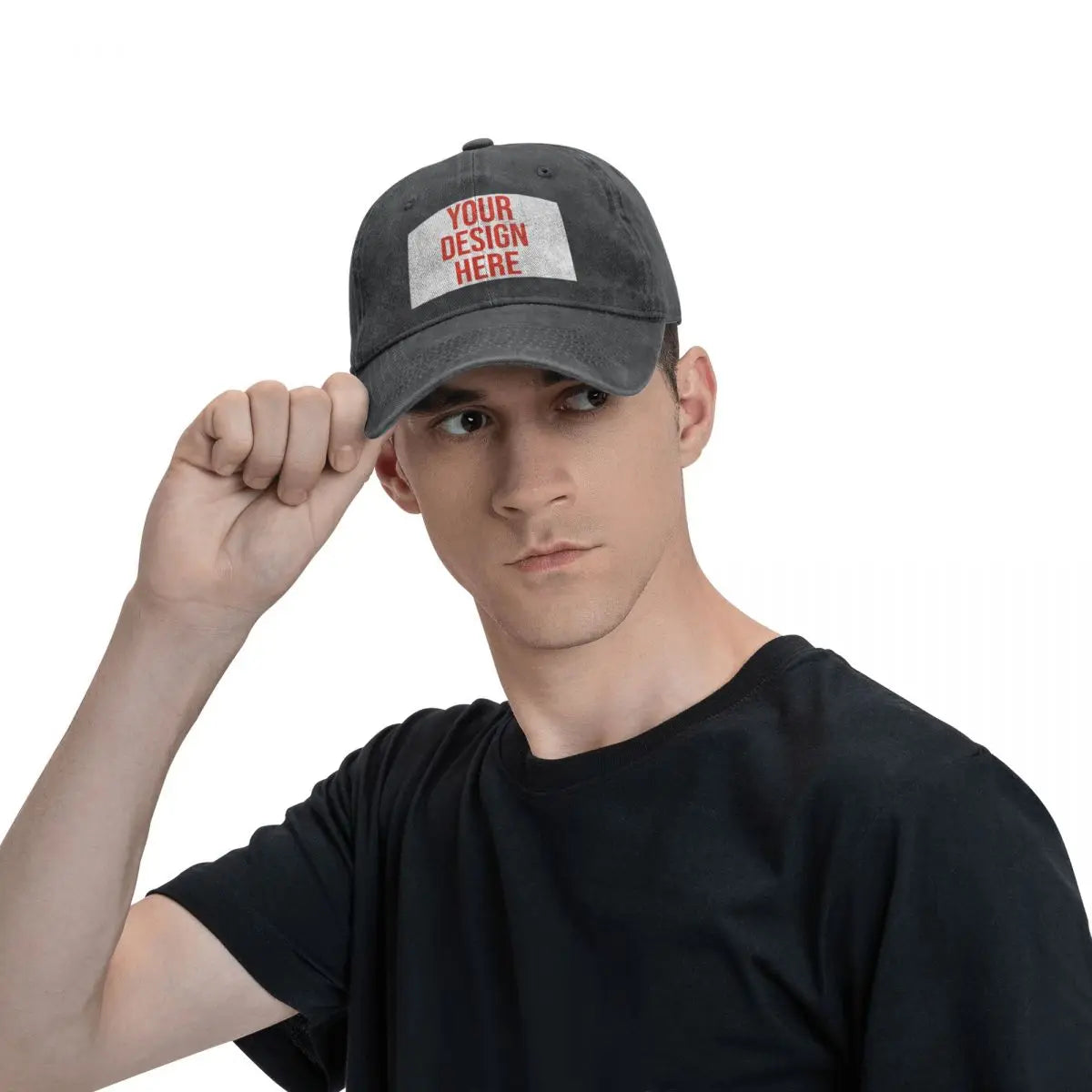 Customized Your OWN Design Baseball Caps Fashion Distressed Washed DIY Photo or Logo Picture Men Women Outdoor Golf Caps Hat