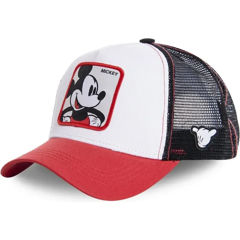 Anime Cartoon Snapback Baseball Cap for Men and Women High Quality Cotton Hip Hop Dad Hat Trucker Mesh Hat Dropshipping