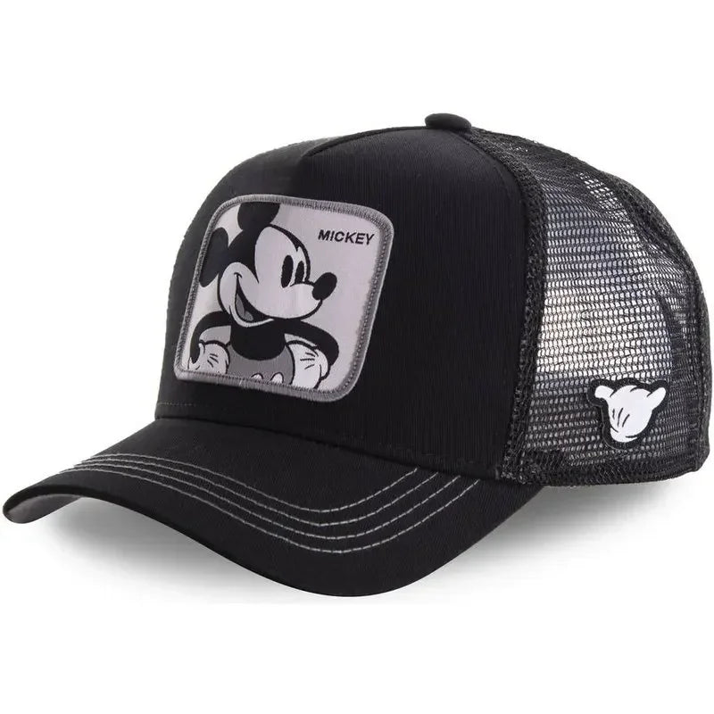 Anime Cartoon Snapback Baseball Cap for Men and Women High Quality Cotton Hip Hop Dad Hat Trucker Mesh Hat Dropshipping