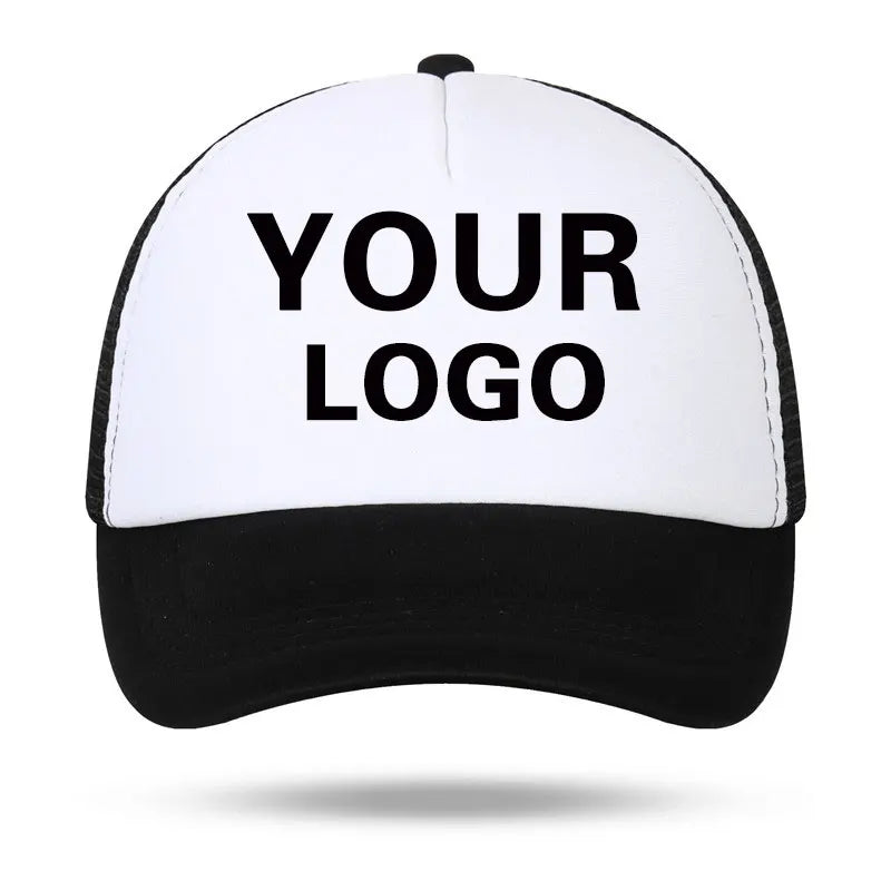 Baseball Caps Custom DIY For Men Woman Hat Custom Logo Men's cap Print Text Design Trucker velcro Hat designer cap men