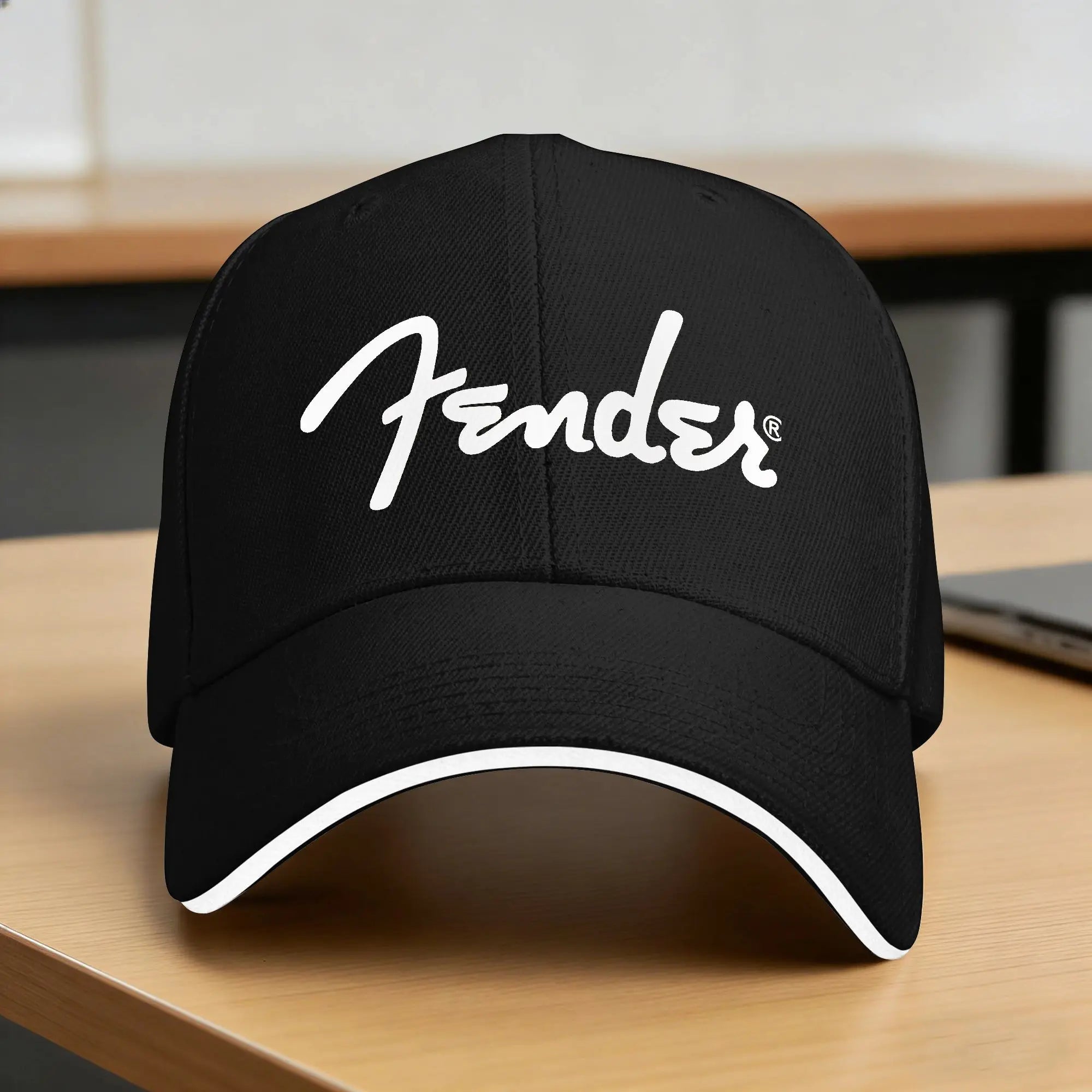 Fender Jimi Hendrix Electric Guitar Casual Baseball Cap Trucker Hat Summer High Quality Men Adult Trendy Baseball Caps