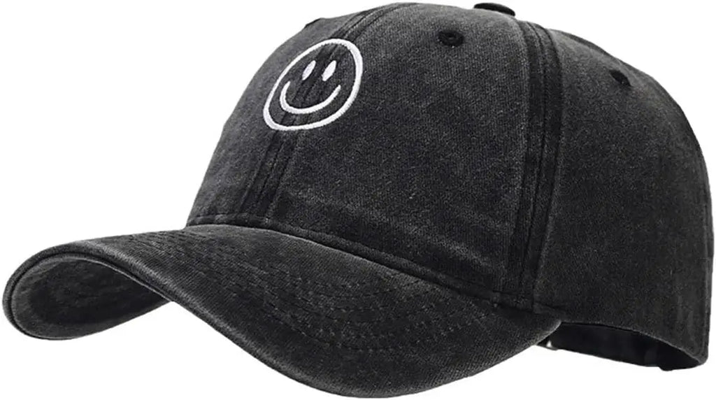 Basic Solid Baseball Cap Vintage Washed Distress Cotton Low Profile Hat Adjustable Sports Hat
