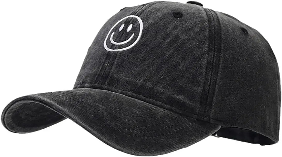 Basic Solid Baseball Cap Vintage Washed Distress Cotton Low Profile Hat Adjustable Sports Hat