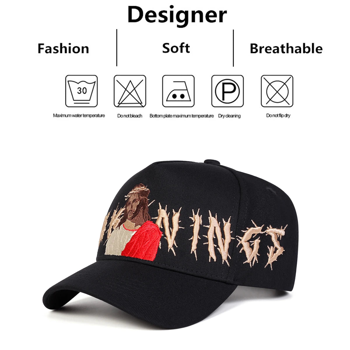 Unisex Personality Embroidery Baseball Caps Spring Autumn Outdoor Adjustable Casual Hats Sunscreen Hat Sports Cap