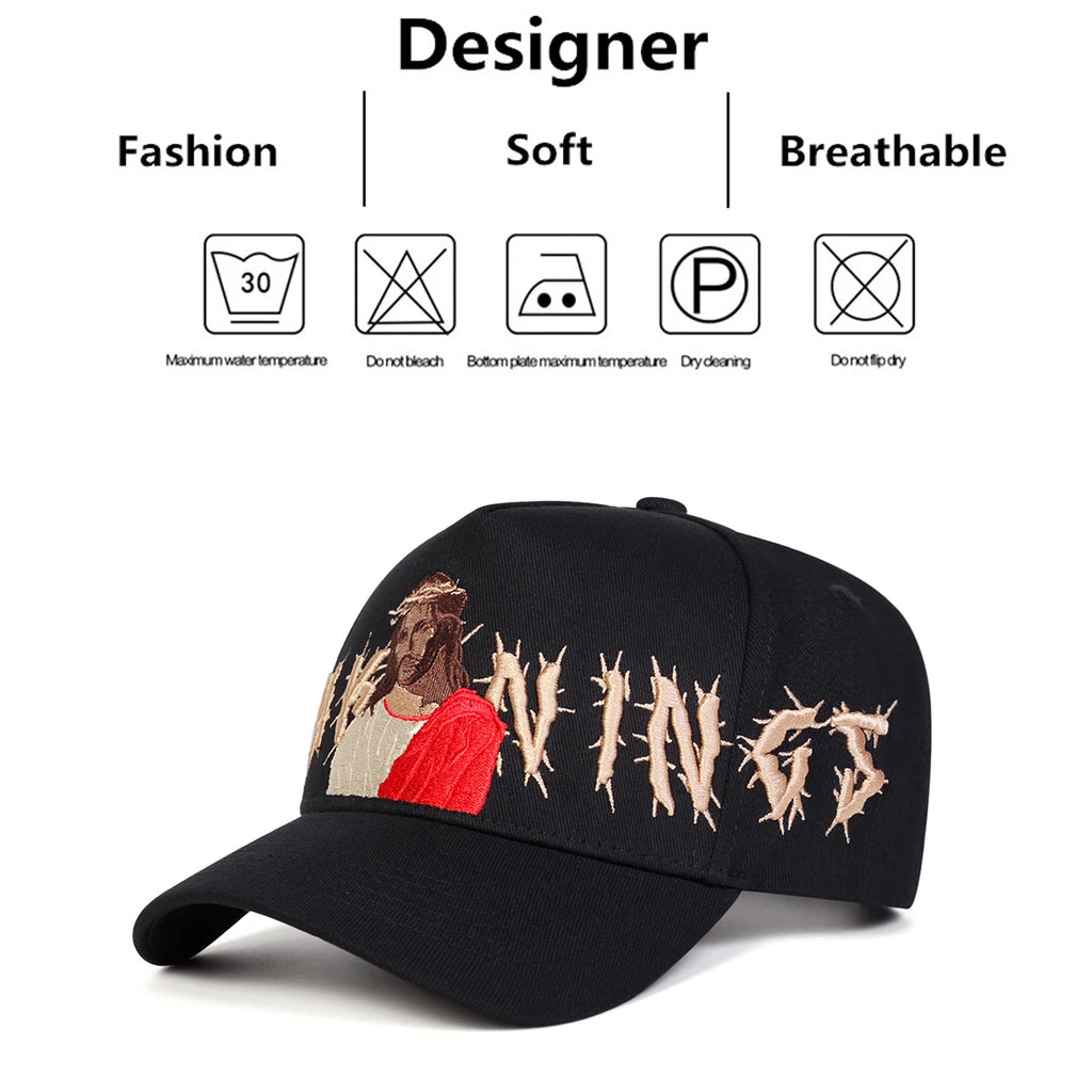 Unisex Personality Embroidery Baseball Caps Spring Autumn Outdoor Adjustable Casual Hats Sunscreen Hat Sports Cap