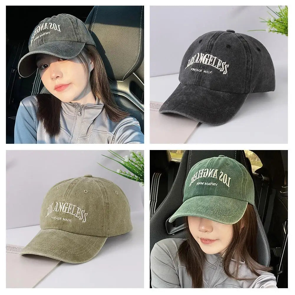 Baseball Cap for Men and Women Wide Brimmed Retro Baseball Caps Fashion Embroidery Hat Casual Retro Snapback Hats Unisex