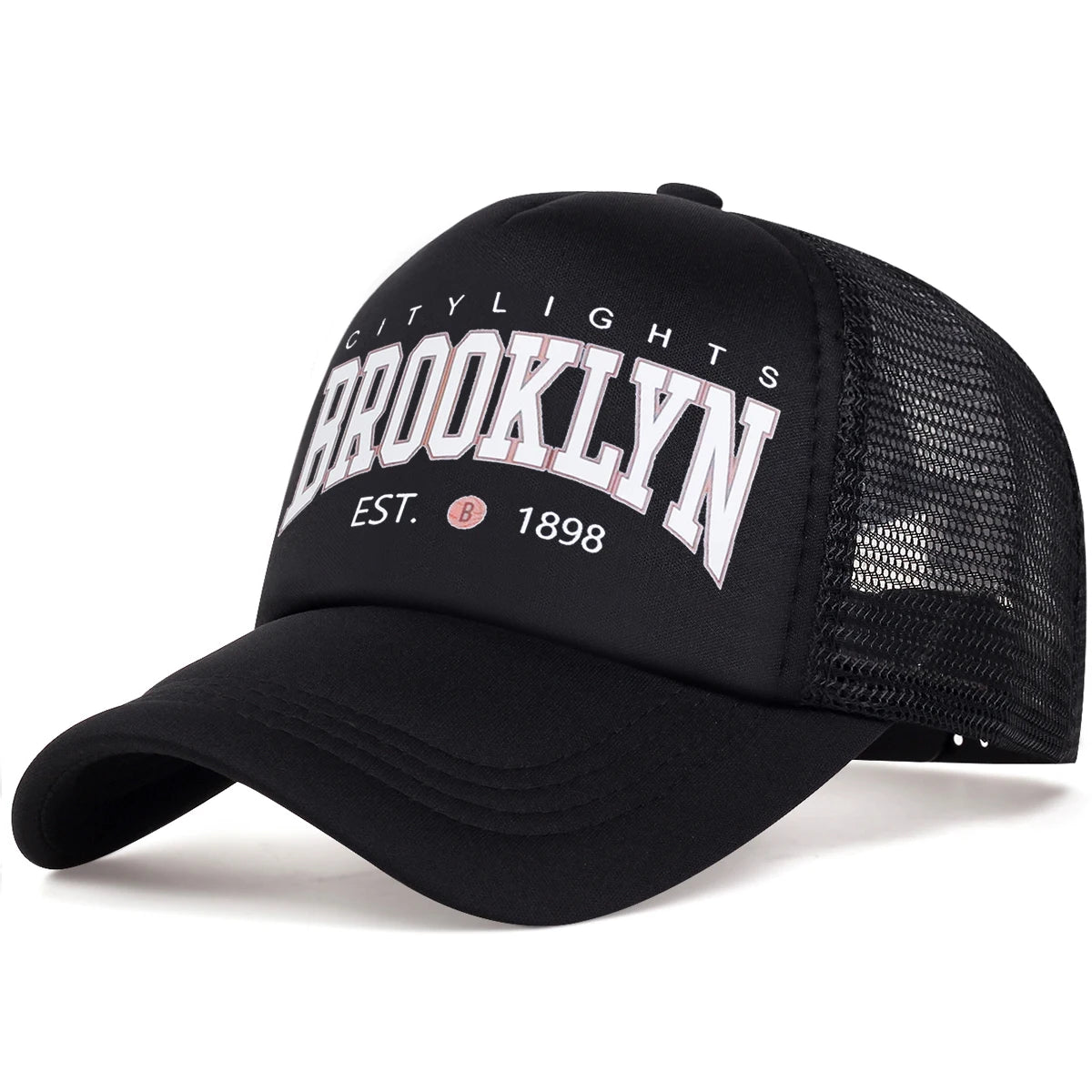 Unisex Brooklyn Letter Printed Baseball Net Caps Spring Summer Outdoor Adjustable Casual Hats Sunscreen Hat Sports Cap