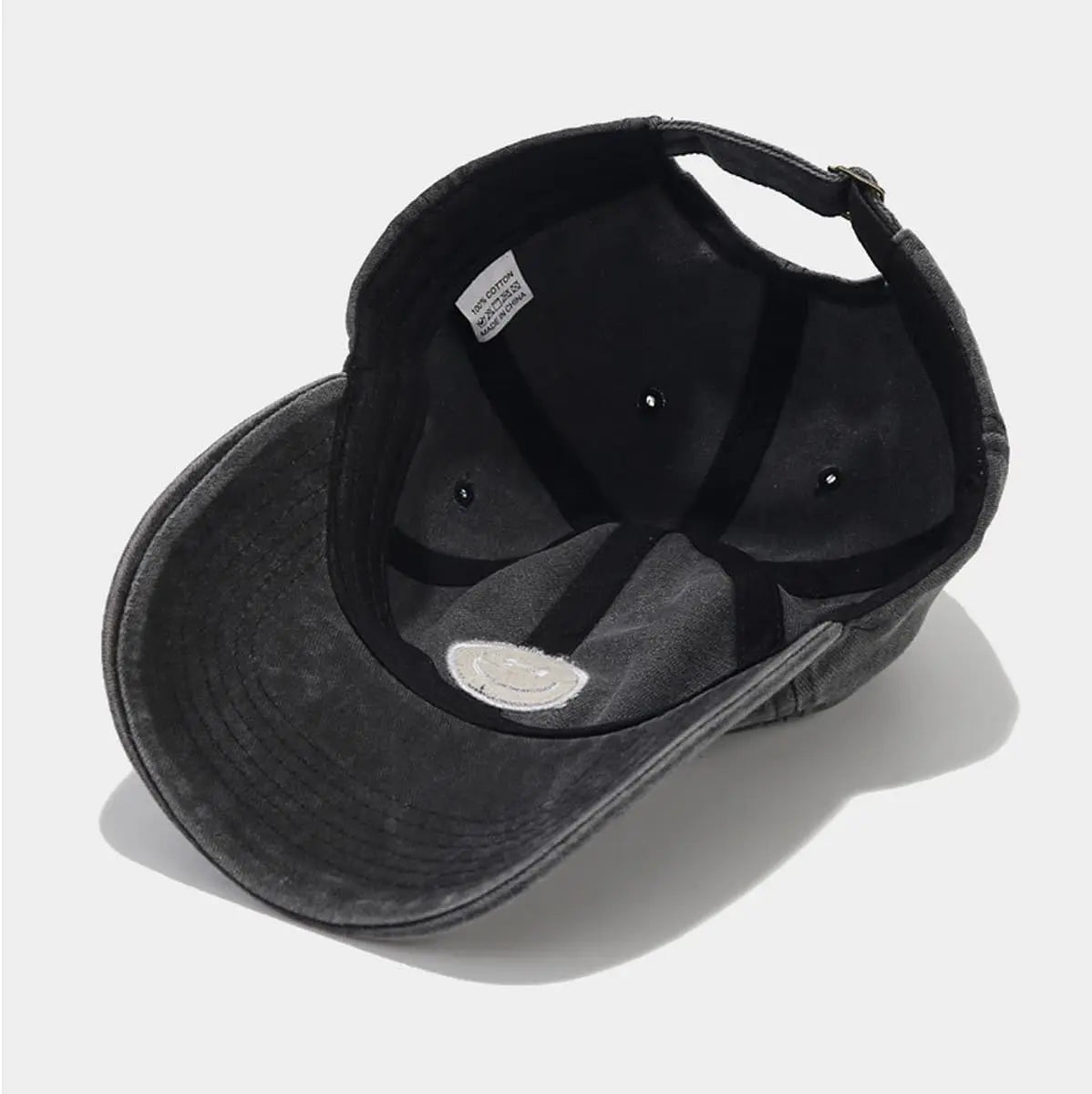 Basic Solid Baseball Cap Vintage Washed Distress Cotton Low Profile Hat Adjustable Sports Hat
