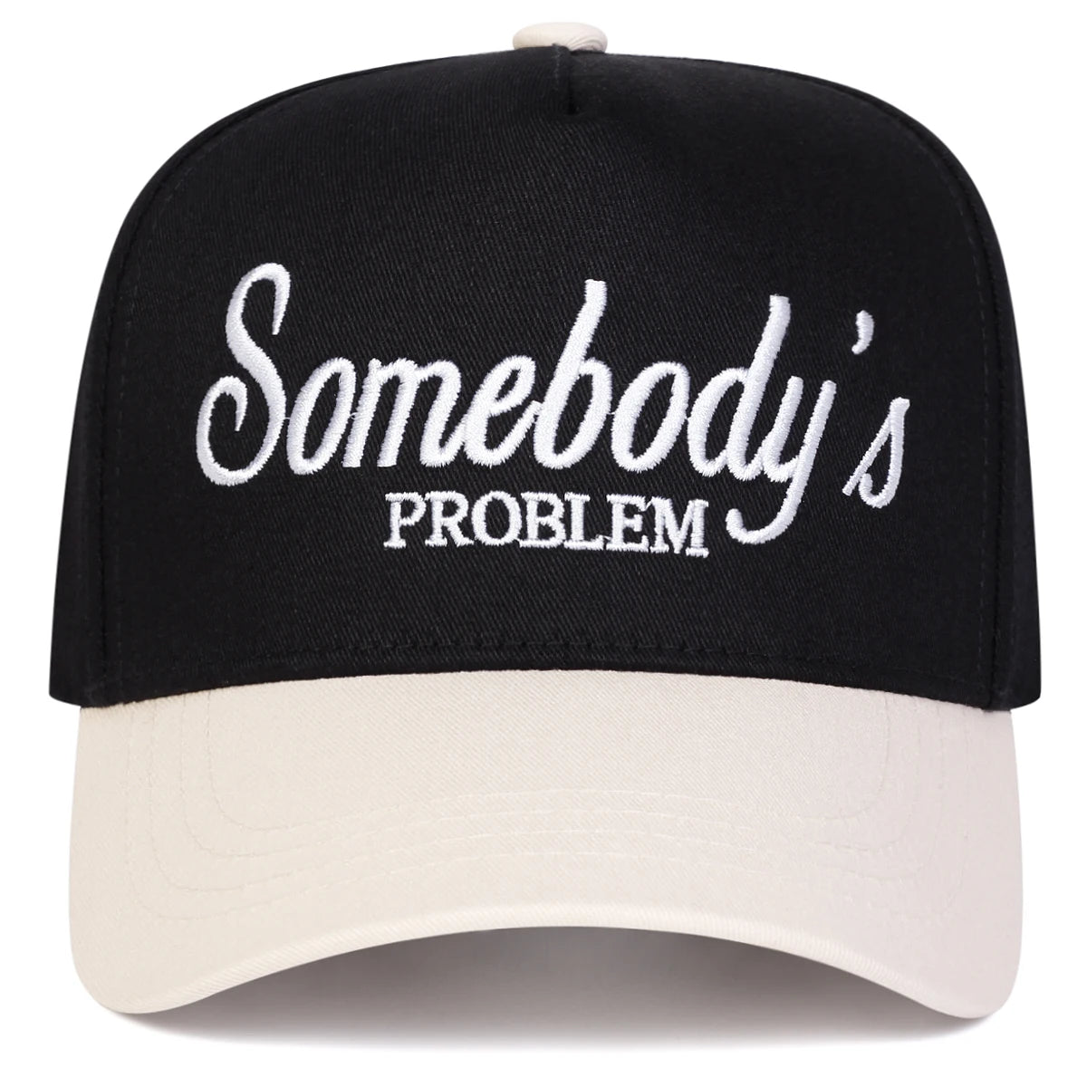 Unisex SOMEBODY'S PROBLEM Embroidery Baseball Caps Spring Autumn Outdoor Adjustable Casual Hats Sunscreen Hat Sports Cap