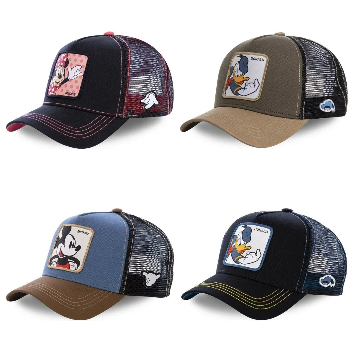 Anime Cartoon Snapback Baseball Cap for Men and Women High Quality Cotton Hip Hop Dad Hat Trucker Mesh Hat Dropshipping