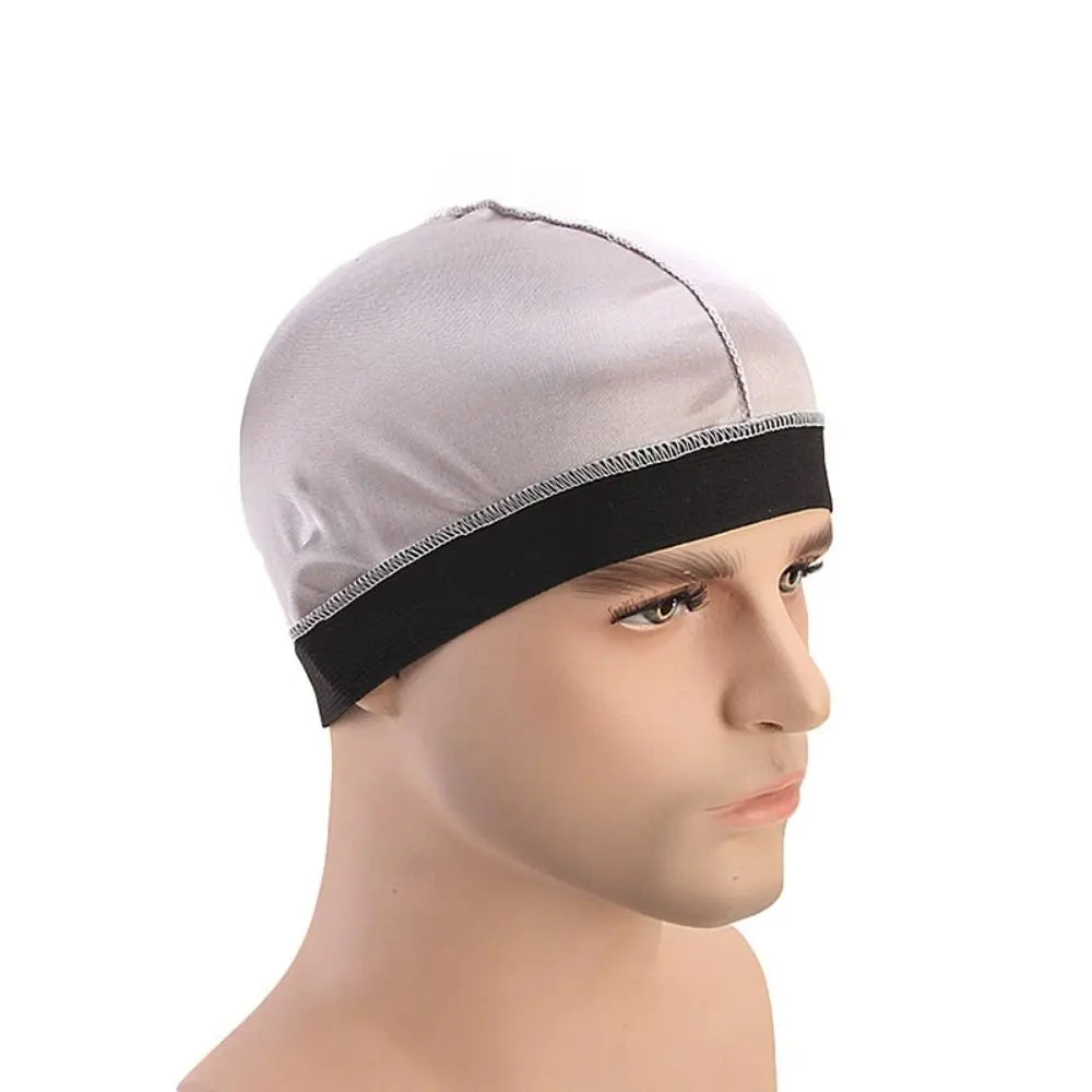 Beanie Solid Color Men Durag Hats Elastic Breathable Wave Caps Multicolor Polyester Multicolor Durag Cap Men