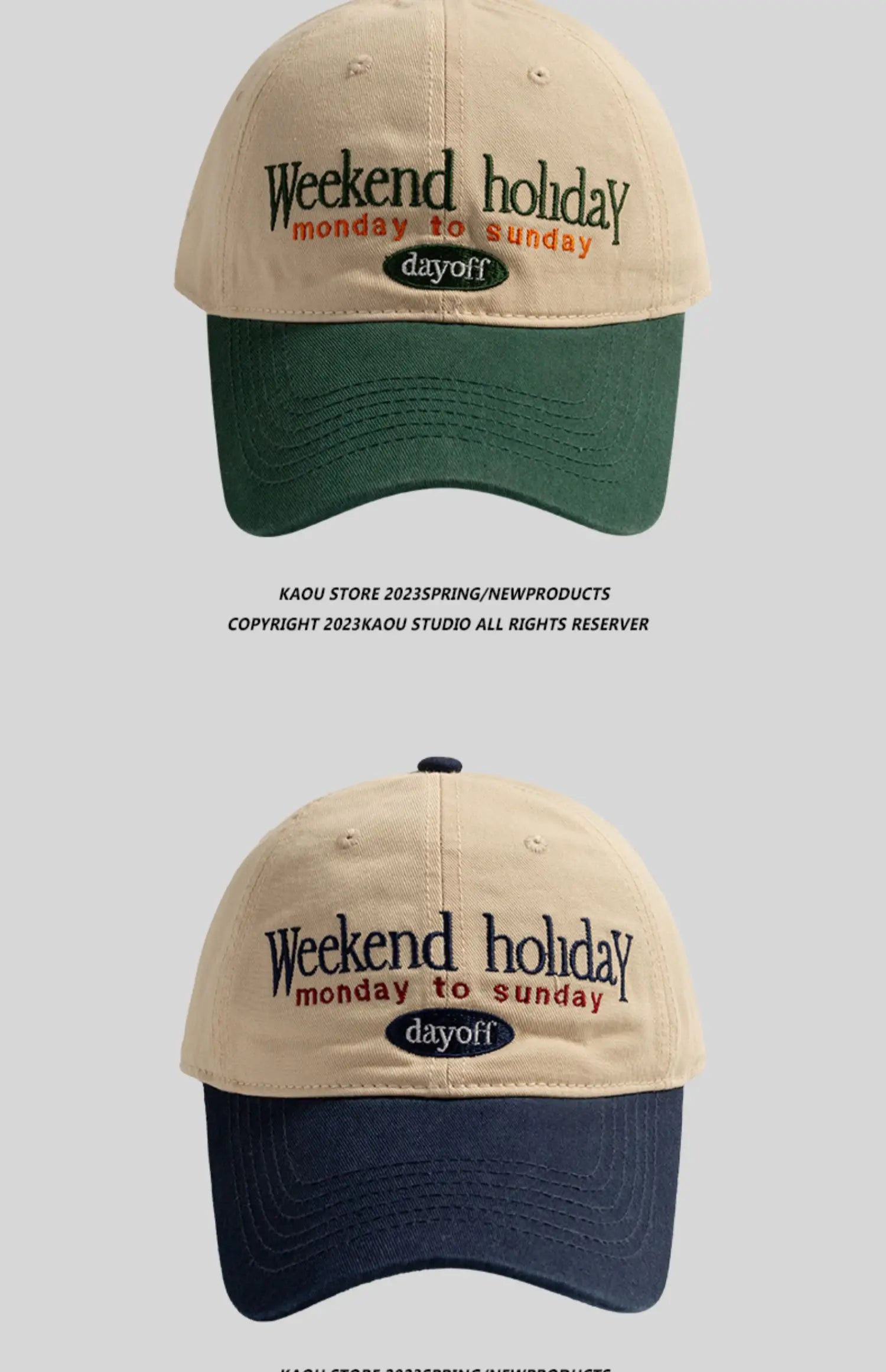 Baseball Cap  Contrast Color Fashion Children's Peaked Cap Korean Style Trendy Men and Women Big Head Circumference Couple Hat