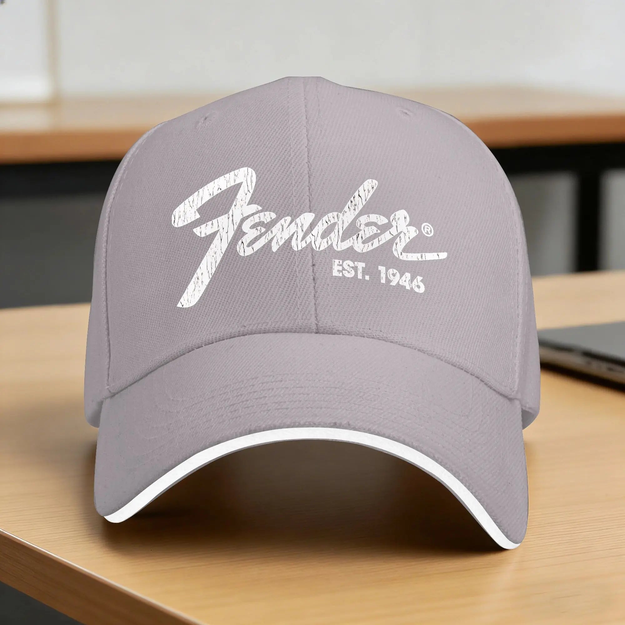 Fender Jimi Hendrix Electric Guitar Baseball Cap  Fashion Trucker Hat Summer Unisex-Teens Outdoor Sport Snapback Cap