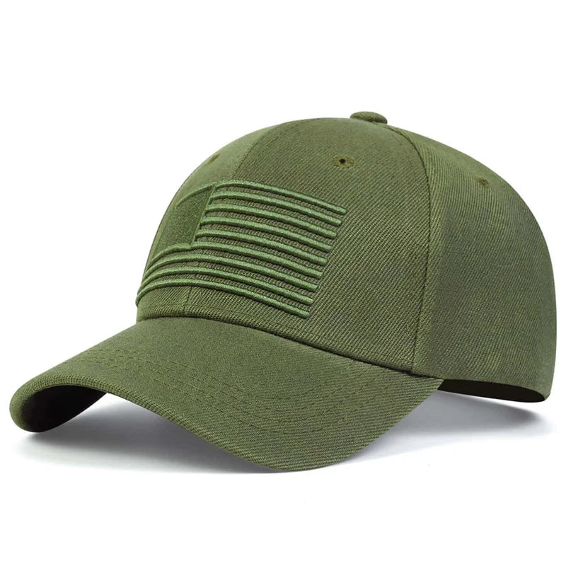 Baseball Cap Bone Men Tactical Army Military Dad Hat American USA Flag Hip Hop Hat Sport Trucker Caps