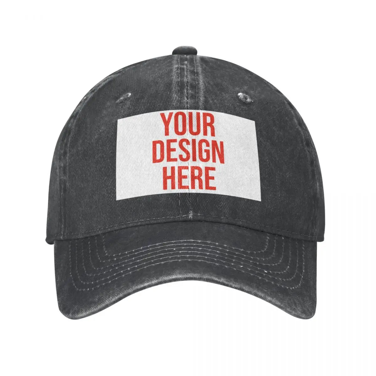 Customized Your OWN Design Baseball Caps Fashion Distressed Washed DIY Photo or Logo Picture Men Women Outdoor Golf Caps Hat
