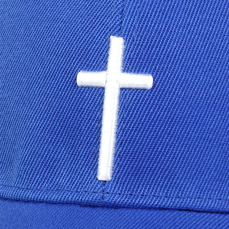 Unisex Cross embroidery Baseball Cap adjustable Golf Hat Cotton Snapback Caps Casquette Hats Casual Hip Hop Dad Hats