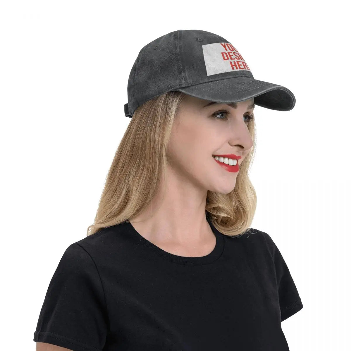 Customized Your OWN Design Baseball Caps Fashion Distressed Washed DIY Photo or Logo Picture Men Women Outdoor Golf Caps Hat