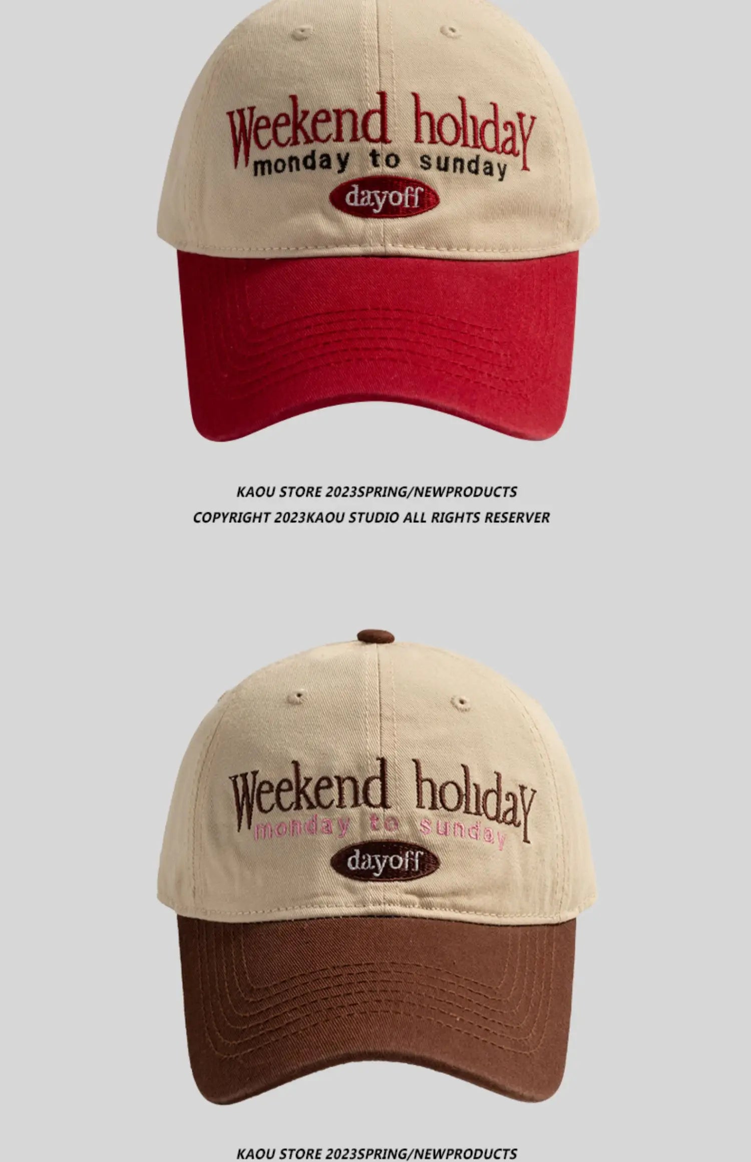 Baseball Cap  Contrast Color Fashion Children's Peaked Cap Korean Style Trendy Men and Women Big Head Circumference Couple Hat