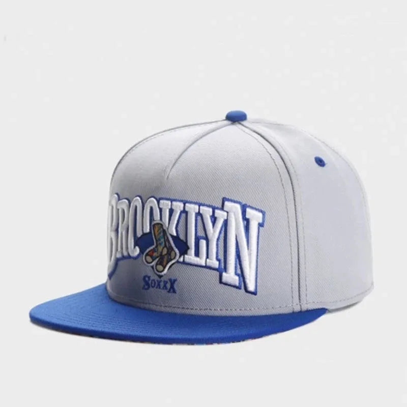 PANGKB Brand Delicioso Cap Cartoon Mordida Metal Munchies Cookie Blue Snapback Hat Adults Outdoor Travel Sun Baseball Sports cap