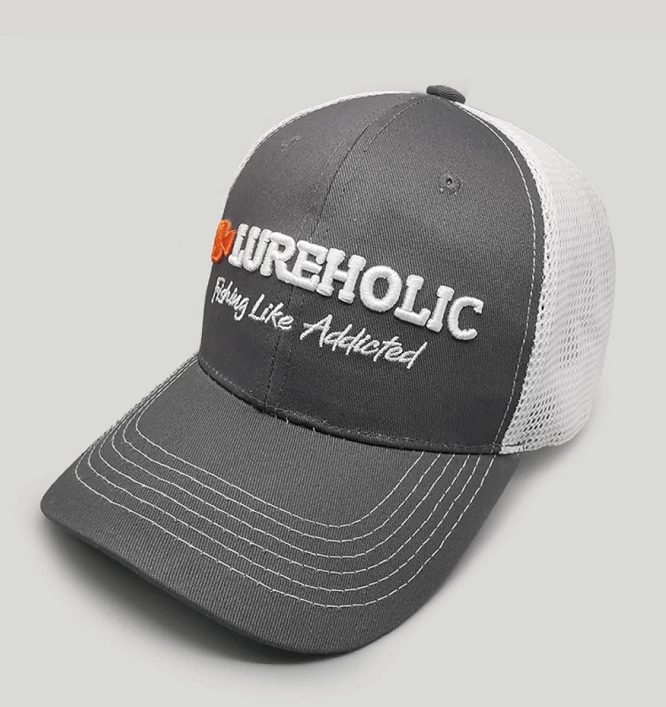 Lureholic 2/3 Mesh Fabric Lure Fishing Cap Man Woman Hat breathable Baseball Cap