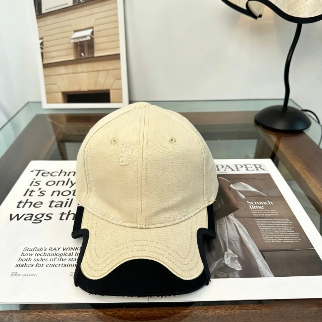 Handmade Baseball Cap Luxury Brand Sun Hat Casual Cowboy Hip-Hop Beach Bucket Cap Holiday Gift Visor Flat-Brimmed Golf Cap
