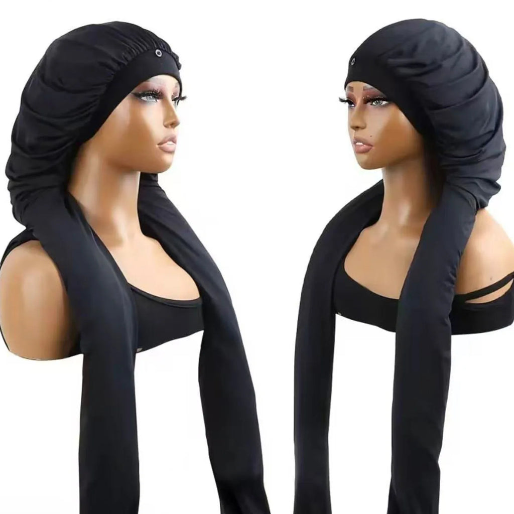 Long Hair Bonnets for Sleeping 2 in 1 Long Hair & Bonnet for Women&Soft Breathable and Smoothy&Bonnet for Braids