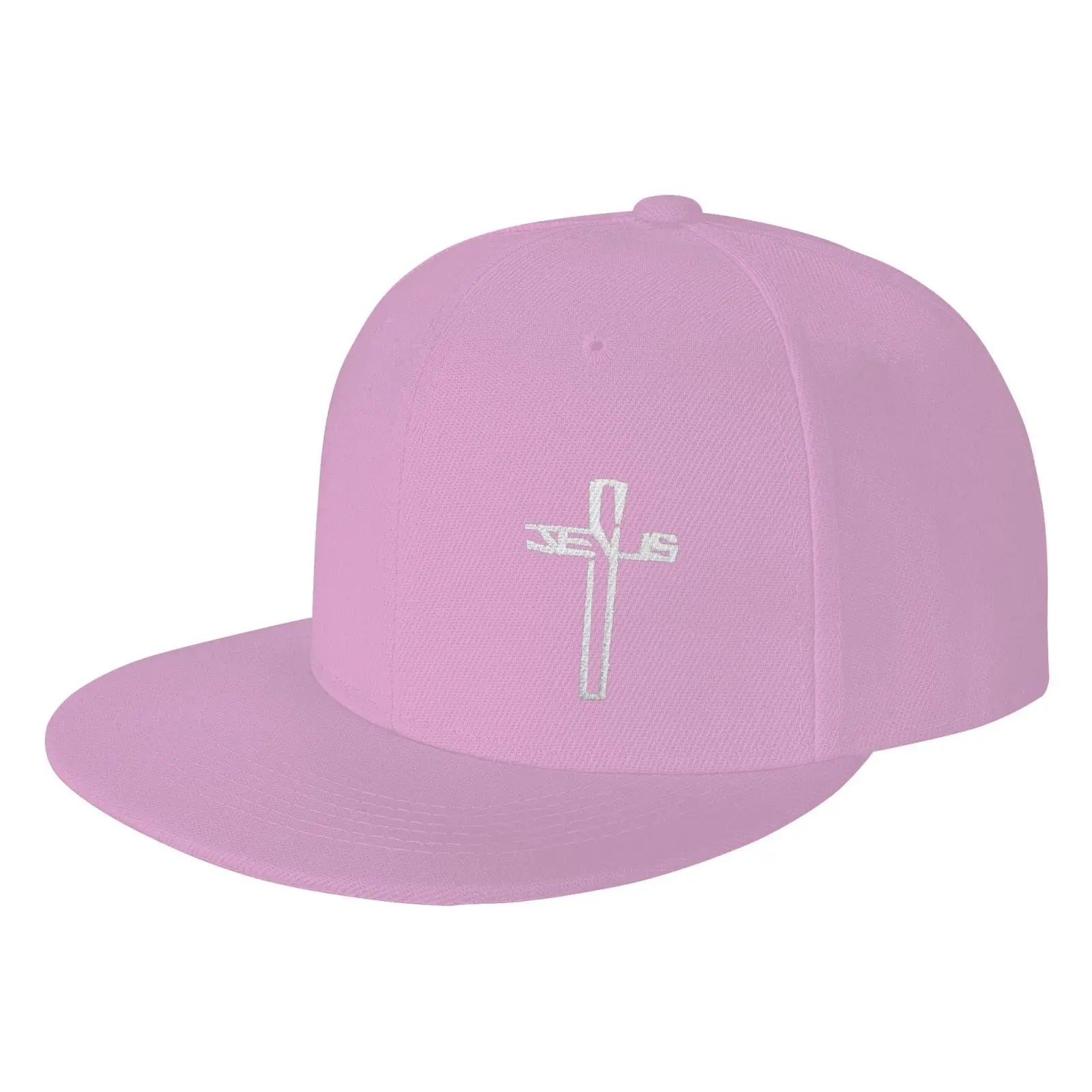 Snapback Hats for Men,Jesus Christian Cross Flat Brim Bill, Embroidery Adjustable Hip Hop Plain Baseball Cap