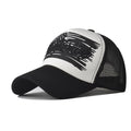 Cotton Embroidered Baseball Cap Summer Color Matching Mesh Cap Men And Women Outdoor - Caps Fitted Little Rock Caps Fitted Little RockCaps Fitted Little Rock