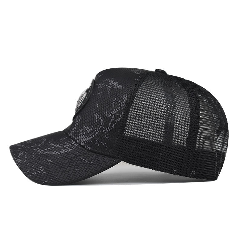 Gradient Color Cheetah Baseball Cap Men Women Plaid Peaked Cap - Caps Fitted Little Rock Caps Fitted Little RockCaps Fitted Little Rock