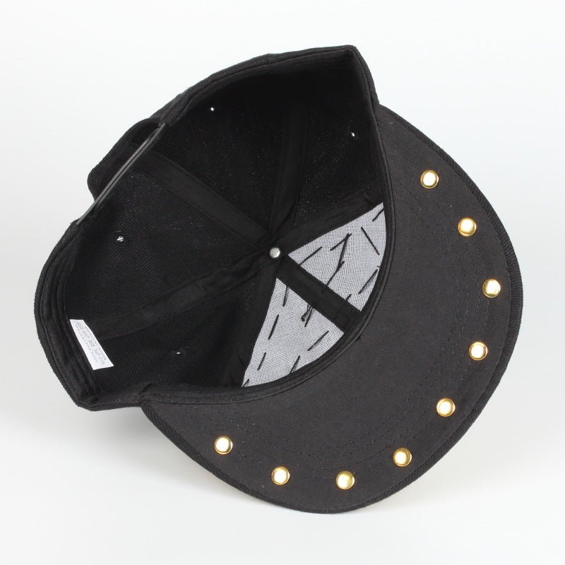 Men Women Skull Leopard Head Rivet Baseball Cap - Caps Fitted Little Rock Caps Fitted Little RockCaps Fitted Little Rock