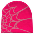 Pooyikoi Y2K Gothic Spider Pattern Wool Acrylic Knitted Hat Women Beanie Winter Warm Beanies Men Casual Skullies Outdoor - Caps Fitted Little RockCaps Fitted Little Rock Caps Fitted Little Rock