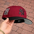 HOT!!  New Era New York Yankees 9FORTY Snapback Hat, Black Embroidered NY Logo