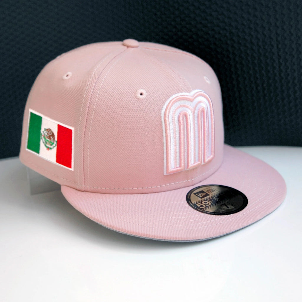 New Era Mexico 59Fifty Men's Fitted Hat WBC 2026 Pink Limited-Editio<wbr/>n RARE