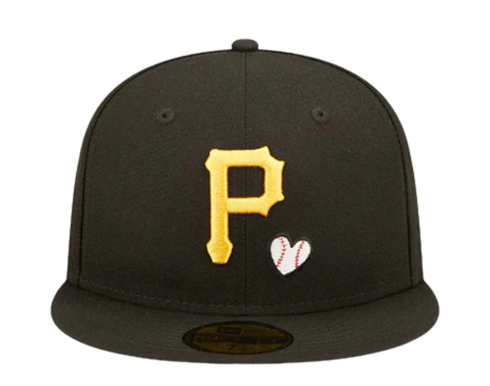 MEN’S PITTSBURGH PIRATES NEW ERA TEAM HEART WS PATCH LOGO 59FIFTY Fitted Hat Cap
