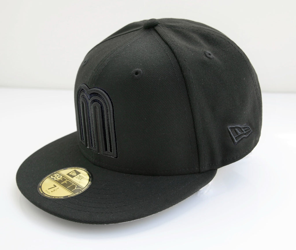 New Era Mexico 59Fifty Men's Fitted Hat World Baseball Limited-Edition Blk RARE