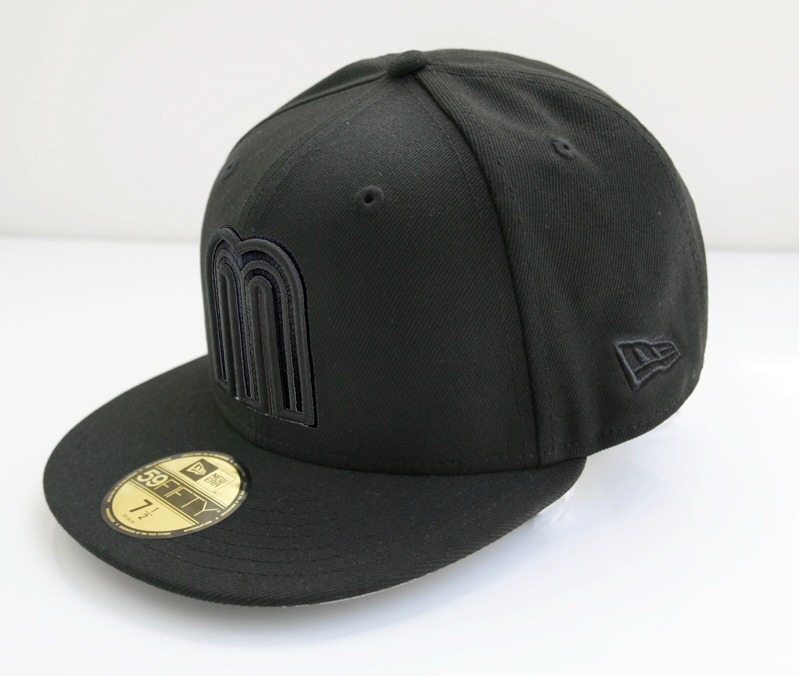 New Era Mexico 59Fifty Men's Fitted Hat World Baseball Limited-Edition Blk RARE